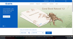 Desktop Screenshot of lecta.com